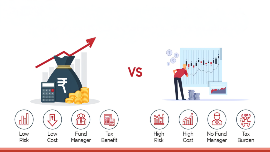 Mutual fund and Stock Market Comparison