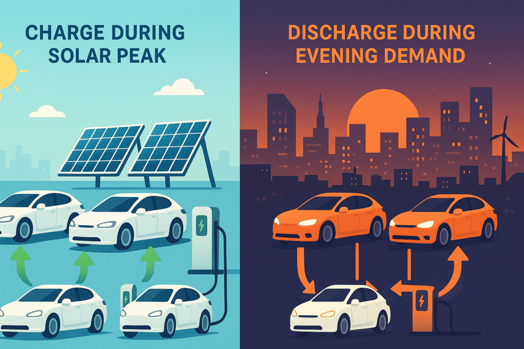 smart charging and V2G infra projects