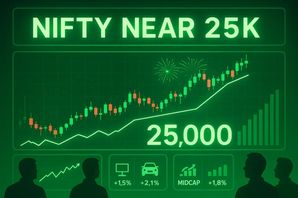 Nifty Near 25K: Weekend Before the Next Climb?