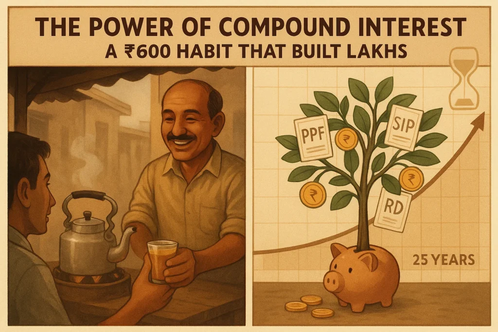 How a Tea Seller Used the Power of Compound Interest to Build ₹45 Lakh