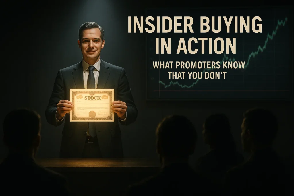 Insider Buying Stocks: What Promoter Activity Tells You Before a Stock Moves