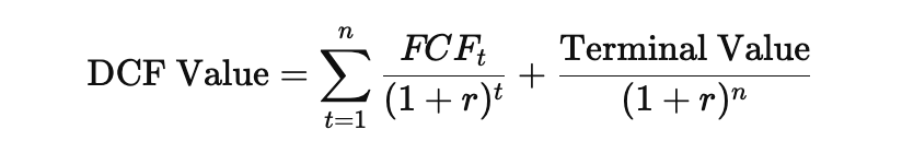 Discounted Cash Flow Value
