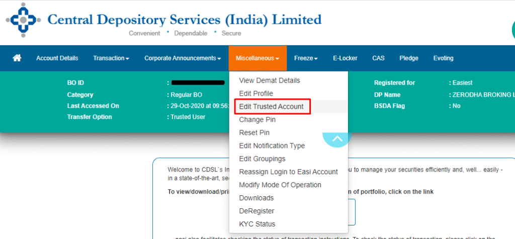 How to add Zerodha Demat account in CDSL Easiest