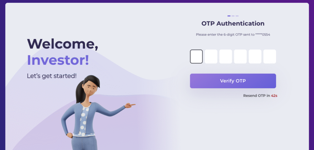 OTP Authentication Page
