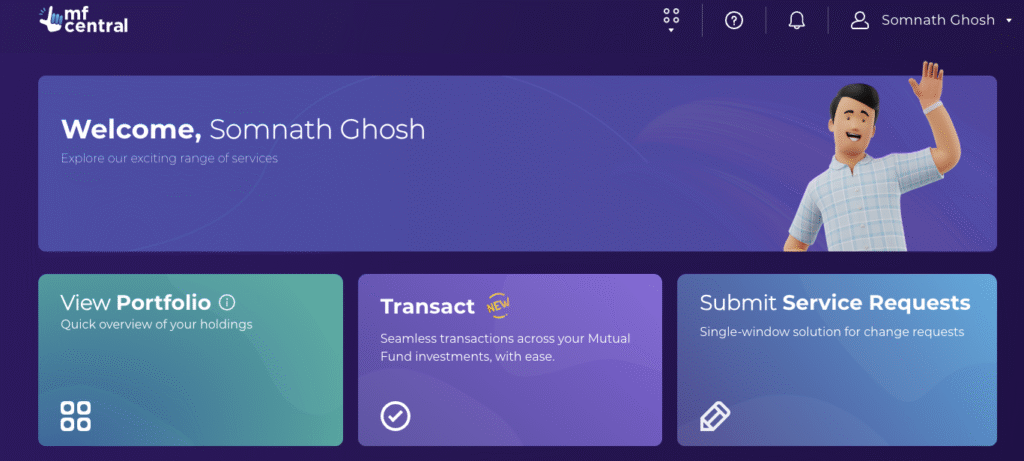 Welcome Dashboard + Portfolio Tab