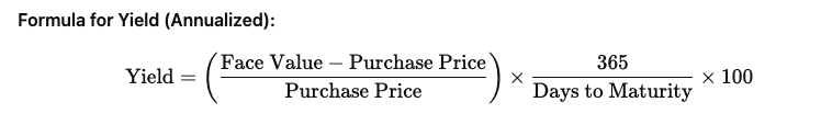 T-bill Returns Calculate- T-bills Investment in India