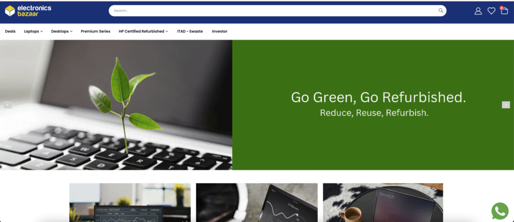 Electronics Bazaar Website