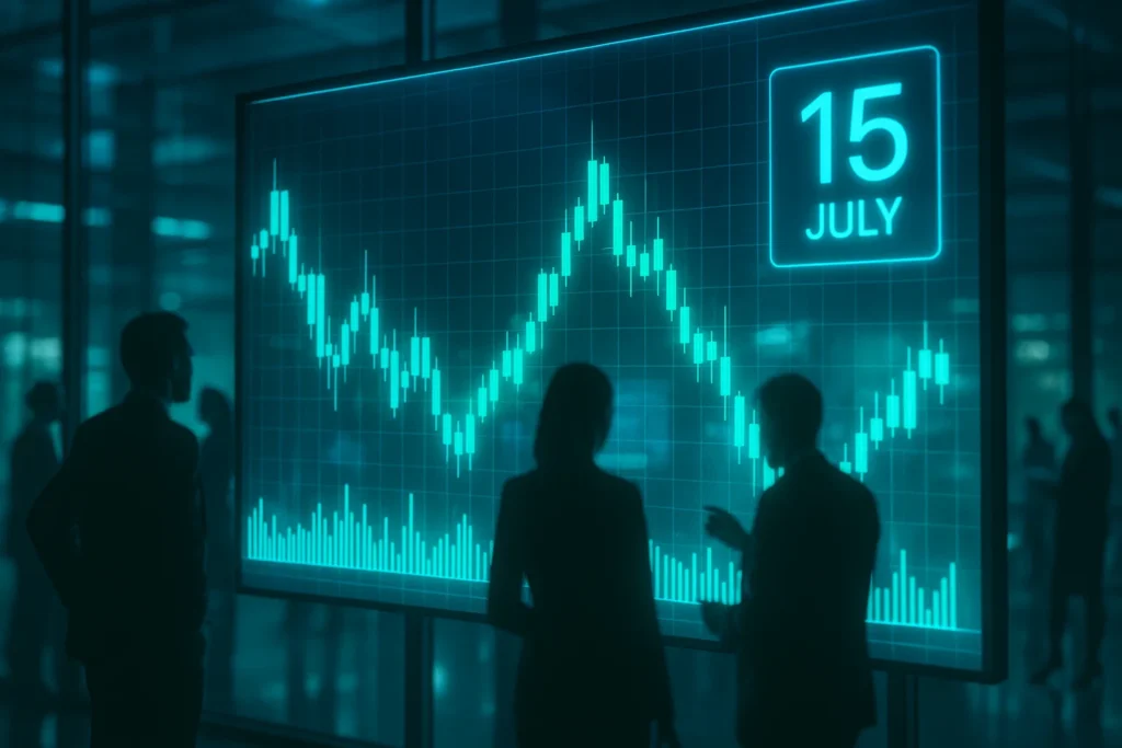 Stock Market 15 July: Weak Start to the Week, Eyes on Global Cues and Earnings