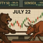 Stock Market 22 July: Earnings Disappointments and FPI Outflows Keep Markets Subdued