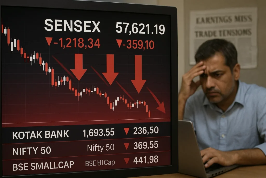 Stock Market 28 July: Markets Drop as Earnings Misses and Trade Uncertainty Hit Sentiment