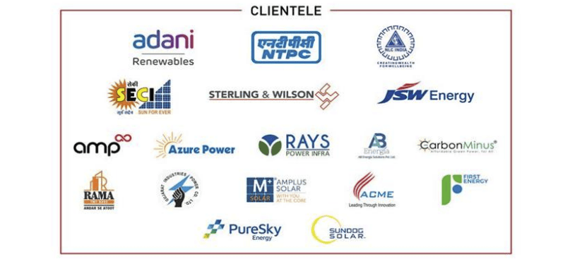 Key domestic clients- Vikram Solar IPO