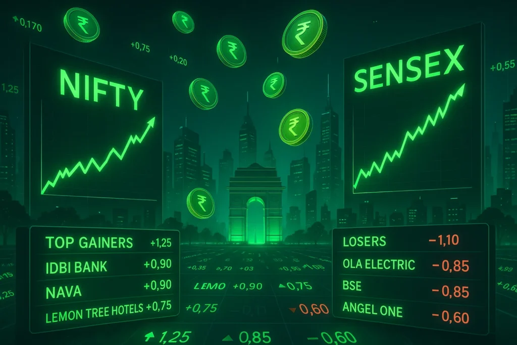Stock Market 21 August 2025: Index Gain Amid GST Optimism