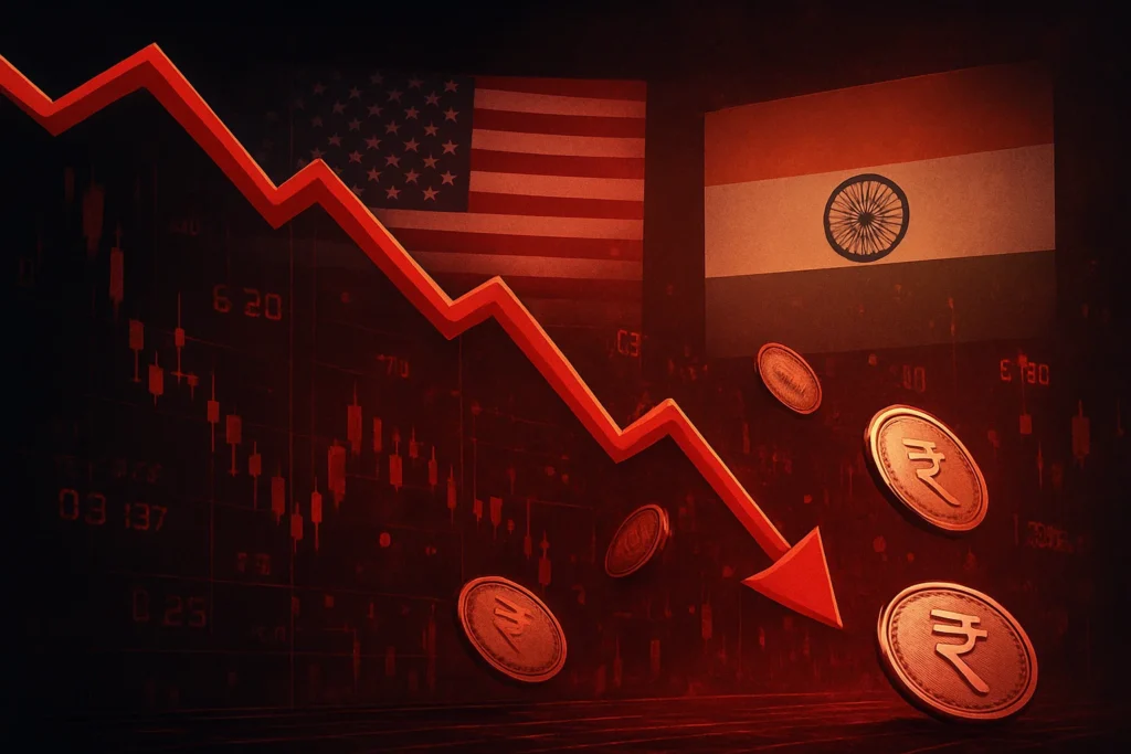 Stock Market 8 August: Nifty Falls 250 Points as Tariff Shock Hits Sentiment