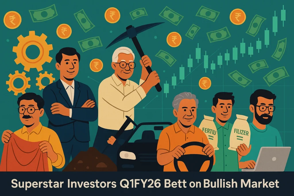 Superstar Investors Q1FY26: Moves, Bets & Market Lessons