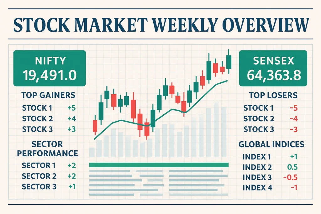 Weekly Market Overview for 18–22 August: Nifty, Sectors, Top Stocks & Outlook