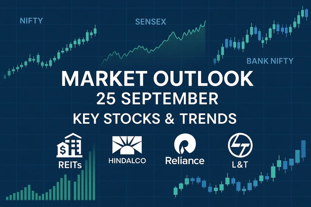 Market Outlook 25 September: Strong Stocks, REITs & Market Levels to Watch for Gains