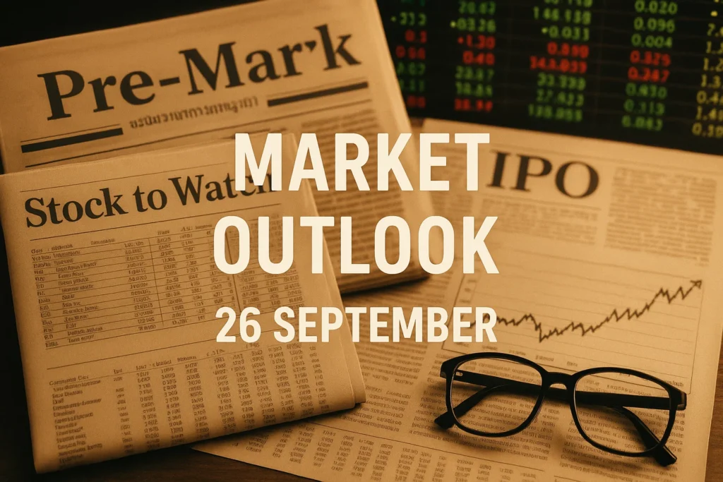 Market Outlook 26 September: Nifty, Sensex, IPOs & Stock Picks Today