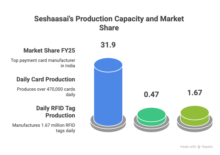 Seshaasai's Production Capacity and Market Share