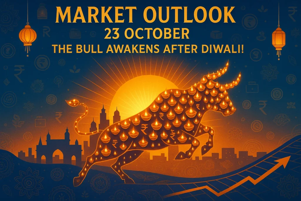 Market Outlook 23 October: Festive Rally Ahead as GIFT Nifty Jumps 1.6%, RBI Ups GDP Forecast