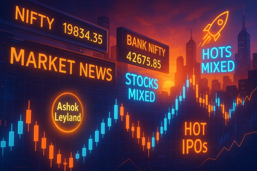 Powerful Market Outlook 8 October 2025: Top Stocks, IPOs & Key News