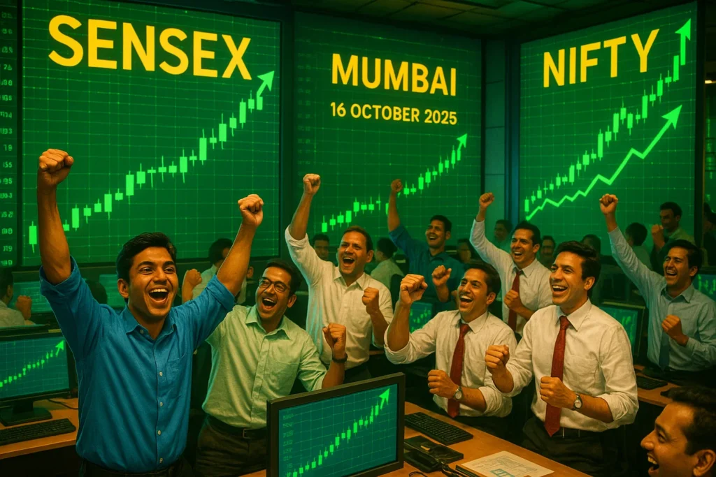 Stock Market 16 October: Bulls Charge Ahead as Markets Regain Momentum
