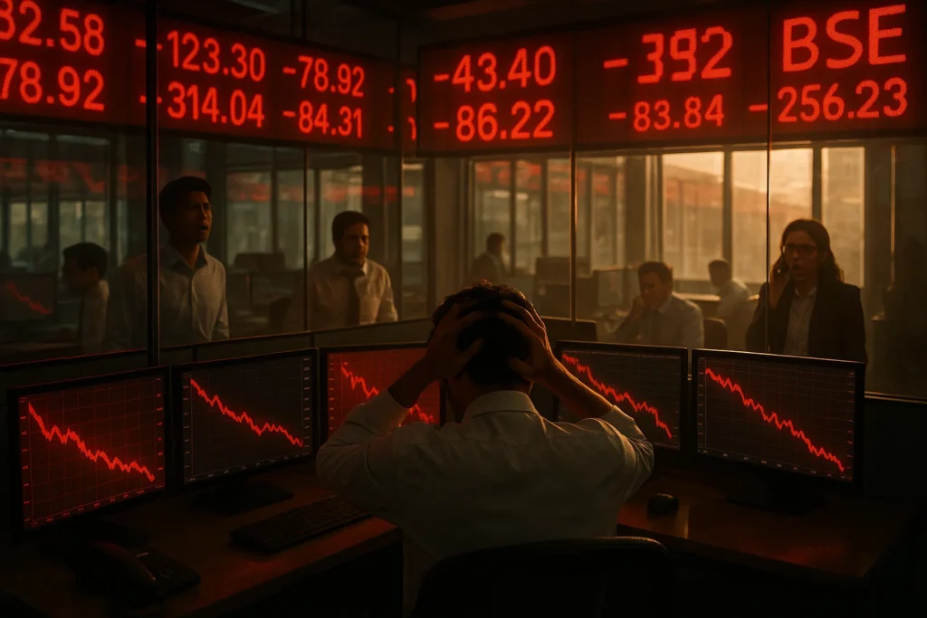 Stock Market 31 October: Big Drop as FII Selling Hits Sensex & Nifty