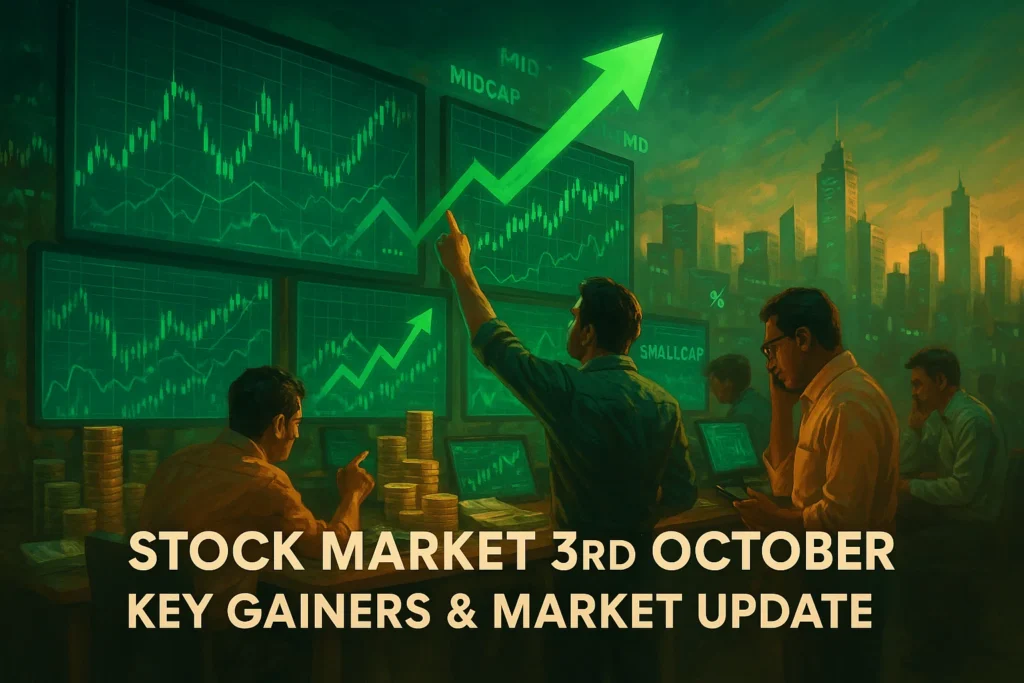 Stock Market 3rd October: Strong Rally Boosts Key Stocks Today