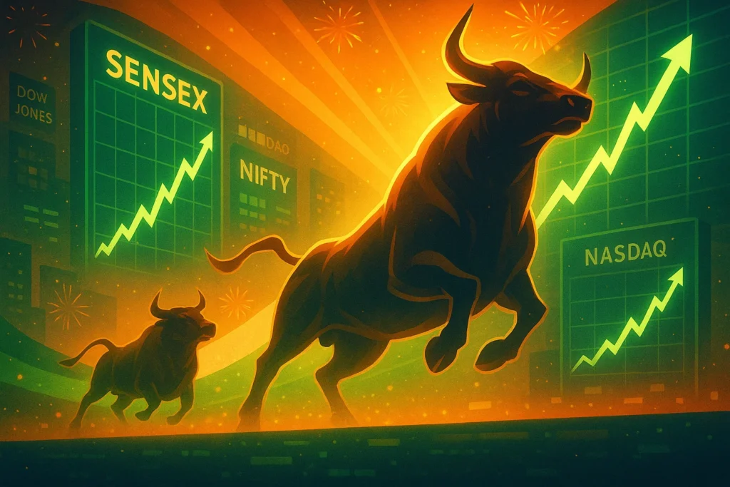 Weekly Market Update October 2nd Week: Indian Stocks Rally as Global Markets Struggle