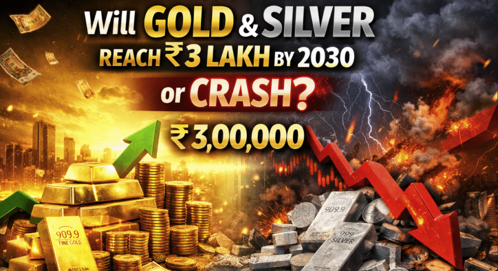Gold Price Prediction 2030: ₹3 Lakh or Gold Crash? Silver Outlook Explained